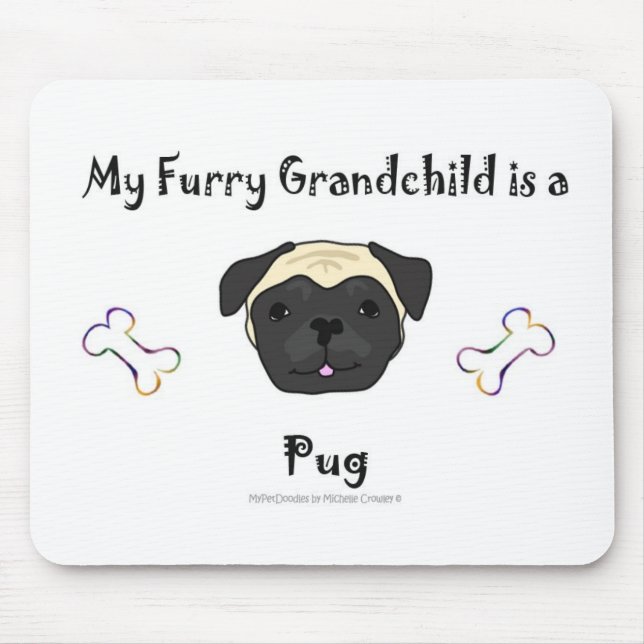 PugFawn Mouse Mat (Front)