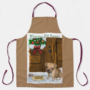 Puggle Christmas Gifts Apron