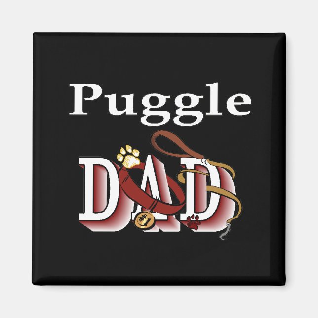 puggle dad Magnet (Front)