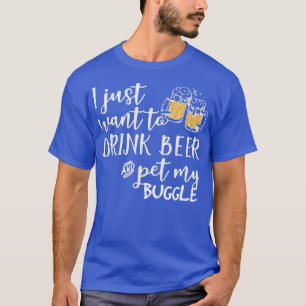 Puggle Dog Lover Beer Tees Funny Dog Mom Gift