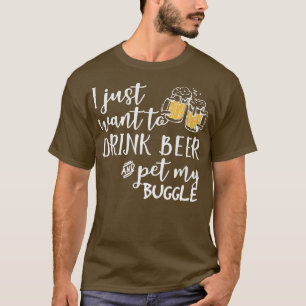 Puggle Dog Lover Beer Tees Funny Dog Mom Gift