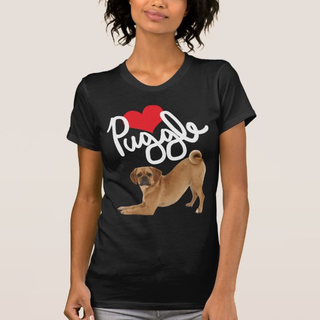 Puggle Dog Lover Funny Tshirts (Front)