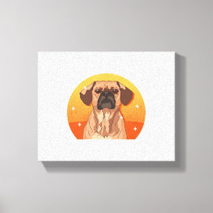 Puggle Dog Owner Puggles Lover Canvas Print