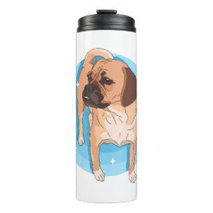 Puggle Dog Owner Puggles Lover Thermal Tumbler