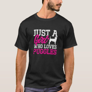 Puggle Graphic For Women Girls Kids Puggle 2 T-Shirt