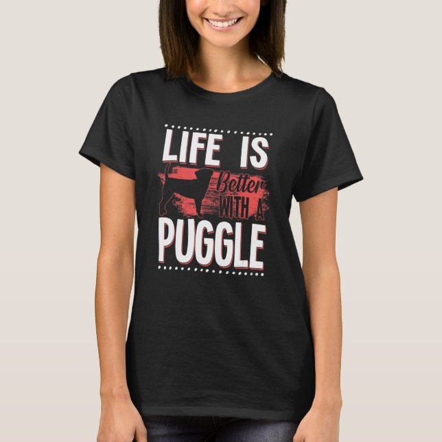 Puggle  Graphic For Women Men Kids Puggle 1 T-Shirt (Front)