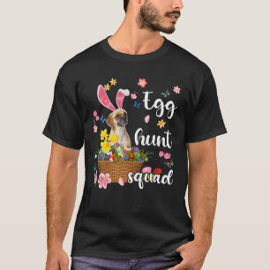 Puggle Happy Easter Day Easter Colourful Egg Hunt T-Shirt