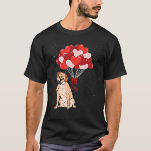 Puggle Heart Balloon Valentines Day Cute Dog Puppy T-Shirt