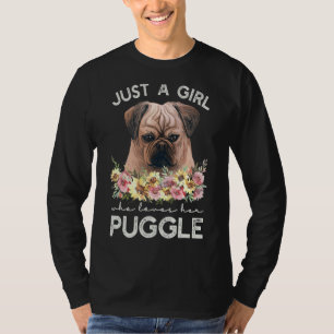 Puggle Just A Girl Who Loves Her Puggle T-Shirt