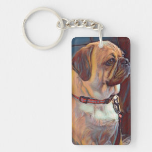 Puggle Keychain