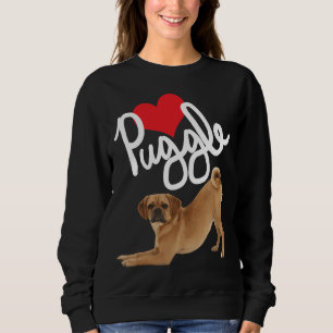 Puggle Love Sweatshirt by Mini Brothers