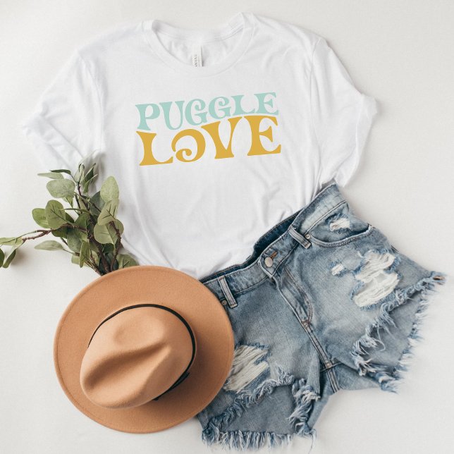 Puggle Love T-Shirt – Cute Dog Breed Tee (Puggle, Dog Lover, Pet Parent, Puggle Mom, Puggle Dad, Puppy Love, Doggy Fashion, Fur Baby, Puggle L)