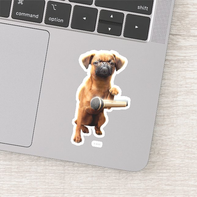 Puggle Mic Drop (Detail)