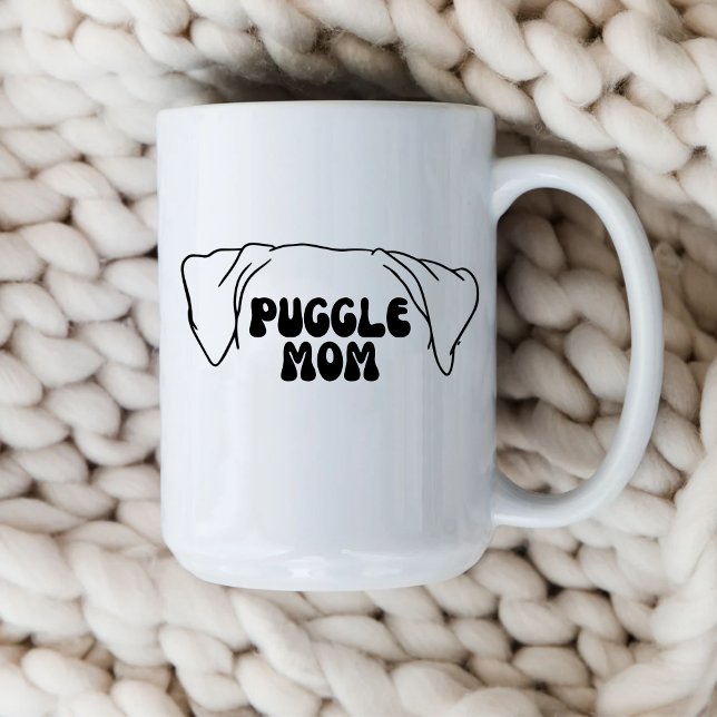Puggle Mum Coffee Mug (Puggle Mom Coffee Cup)