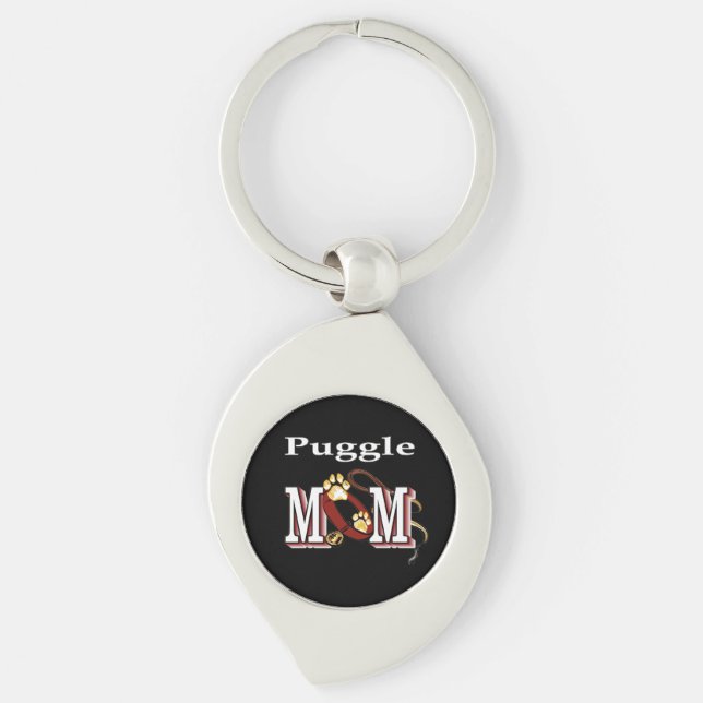 puggle mum Keychain (Front)