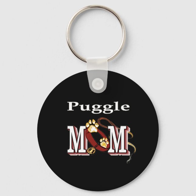 puggle mum Keychain (Front)