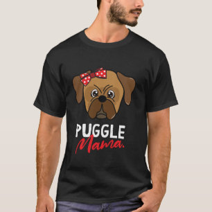 Puggle Mum Mama Dog Lover Women Gift T-Shirt
