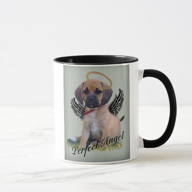 Puggle perfect angel mug (Right)