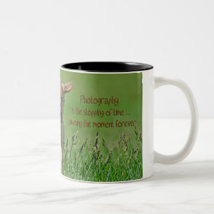 Puggle Puppy Two-Tone Coffee Mug