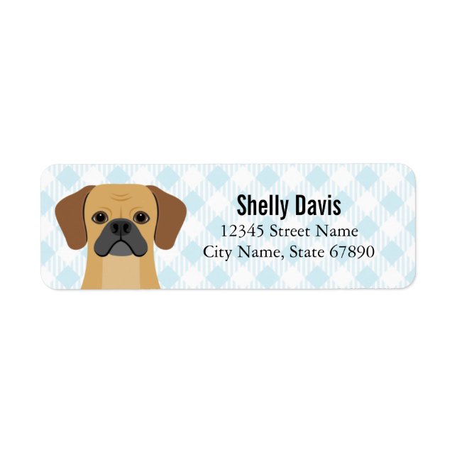 Puggle Return Address Labels (Front)