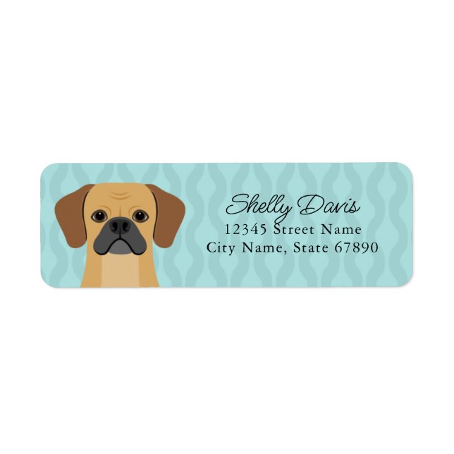 Puggle Return Address Labels (Front)