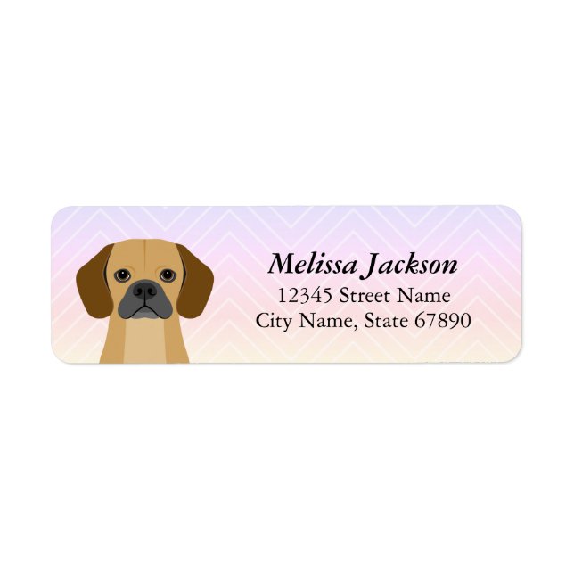 Puggle Return Address Labels (Front)