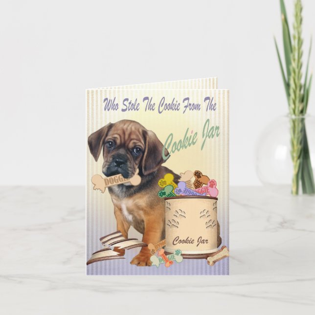 Puggle Stole Cookie From Cookie Jar Cards (Front)