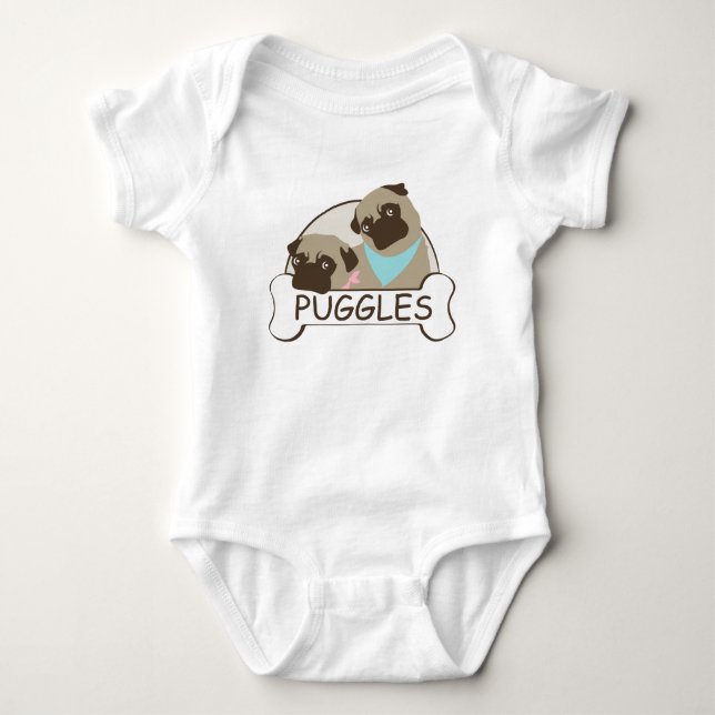 puggles baby bodysuit (Front)