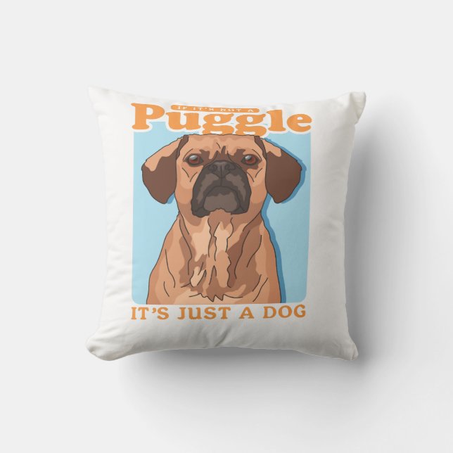 Puggles Dog Owner It's A Puggle Copy Cushion (Front)