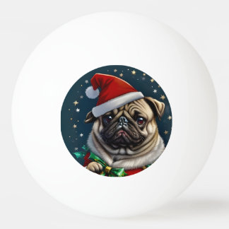 Puggy Claus Collection Ping Pong Ball