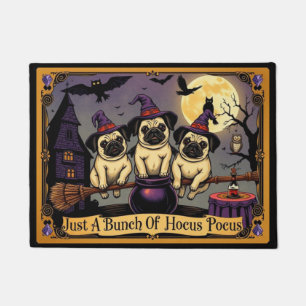 Puggy Sisters Just A Bunch Of Hocus Pocus Doormat
