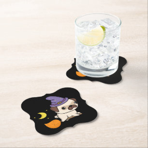 Puggy Witch Coasters #2