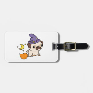 Puggy Witch Luggage Tag