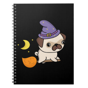 Puggy Witch Photo Notebook