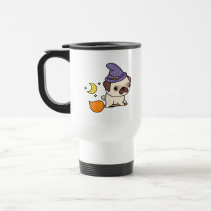 Puggy Witch Travel Mug