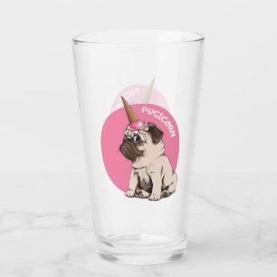 Pugicorn Glass