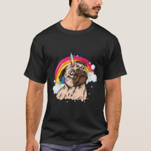 Pugicorn Pug Unicorn Gift For Girl Kids Space Gala T-Shirt