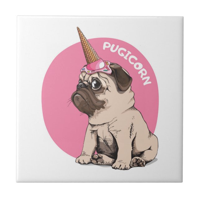 Pugicorn Tile (Front)