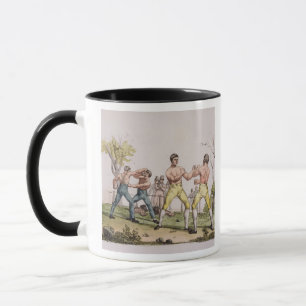 Pugilists, plate 31 from 'The History of the Natio Mug
