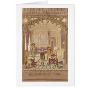 Pugin's Gothic Furniture, by Augustus Charles Pugi