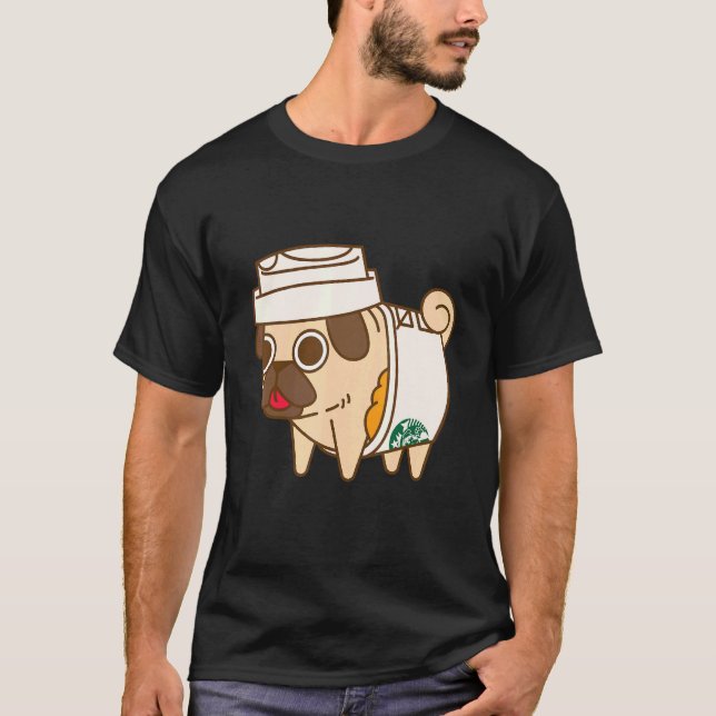 Pugkin Spice Latte T-Shirt (Front)