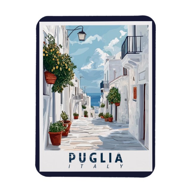Puglia, Italy: A Retro Magnet (Vertical)