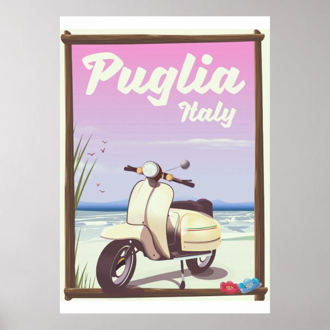 Puglia Italy Travel poster. Poster (Front)