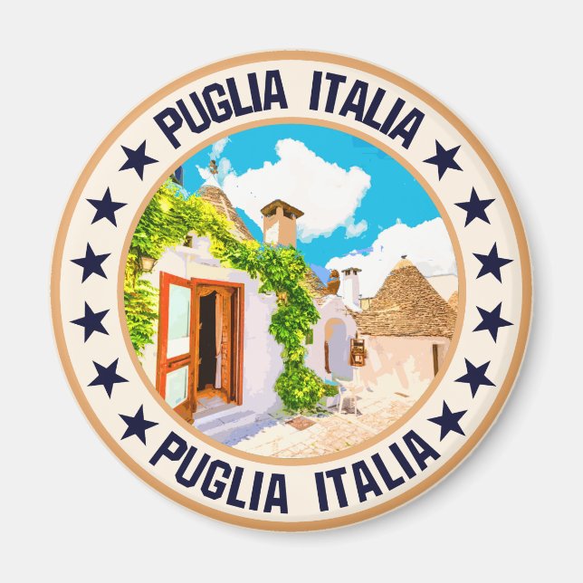 Puglia                                             magnet (Front)