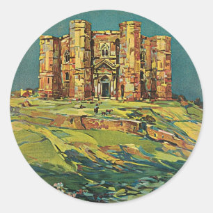 Puglie Classic Round Sticker