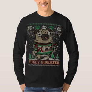 Pugly Christmas Sweater Pug Merry Pugmas Dog Lover