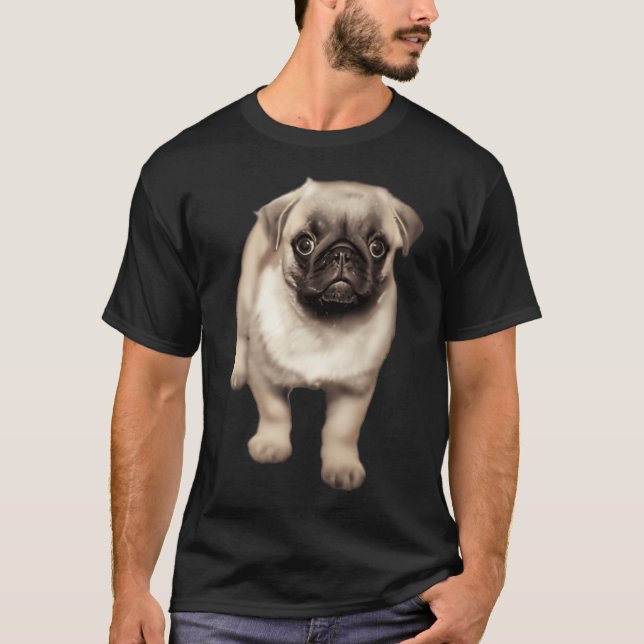 Pugnacious Pug! T-Shirt (Front)