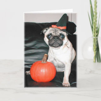 Pugoween Card