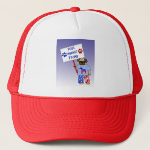 Pugs Against Trump Trucker Hat