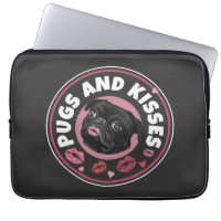 Pugs And Kisses | Cute Pun | Pug Lovers